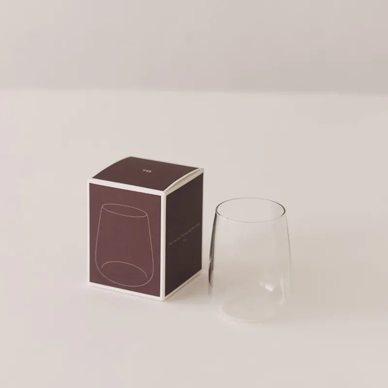 Stemless Red Wine Glass 12.5oz  | TG x Naoto Fukasawa