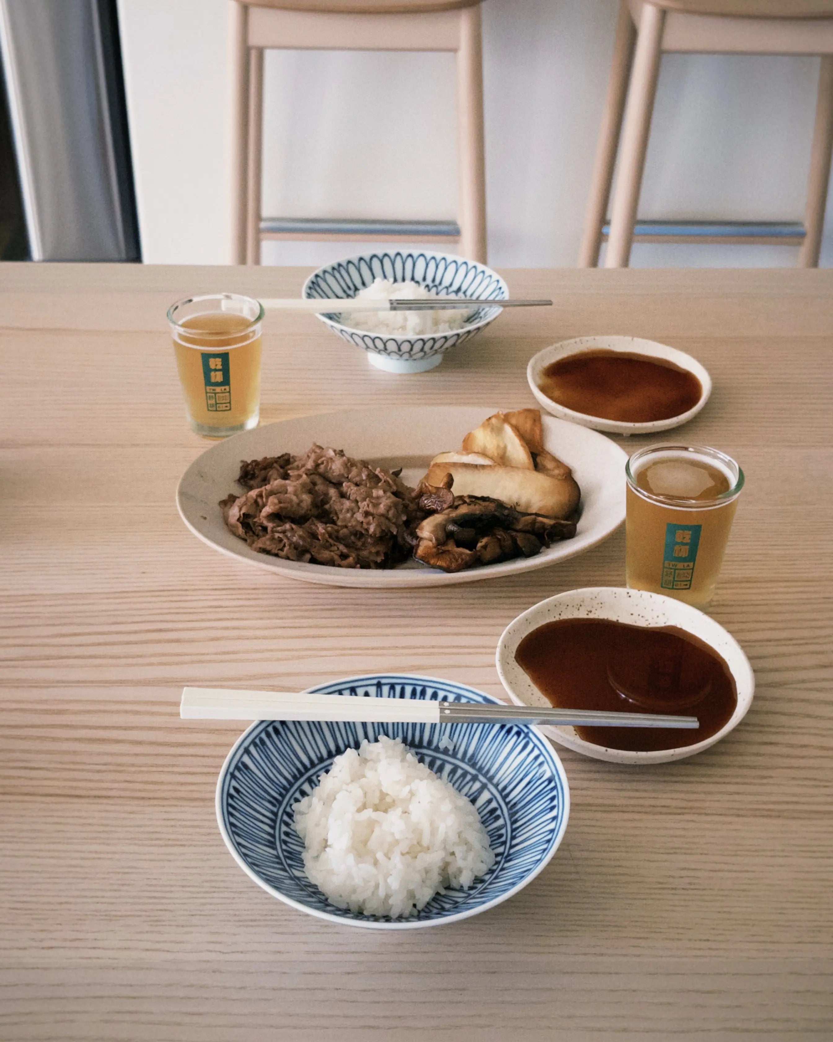 Table for Two | Chopsticks Set with 2 Taiwanese Beer Cups SUHU SUHU