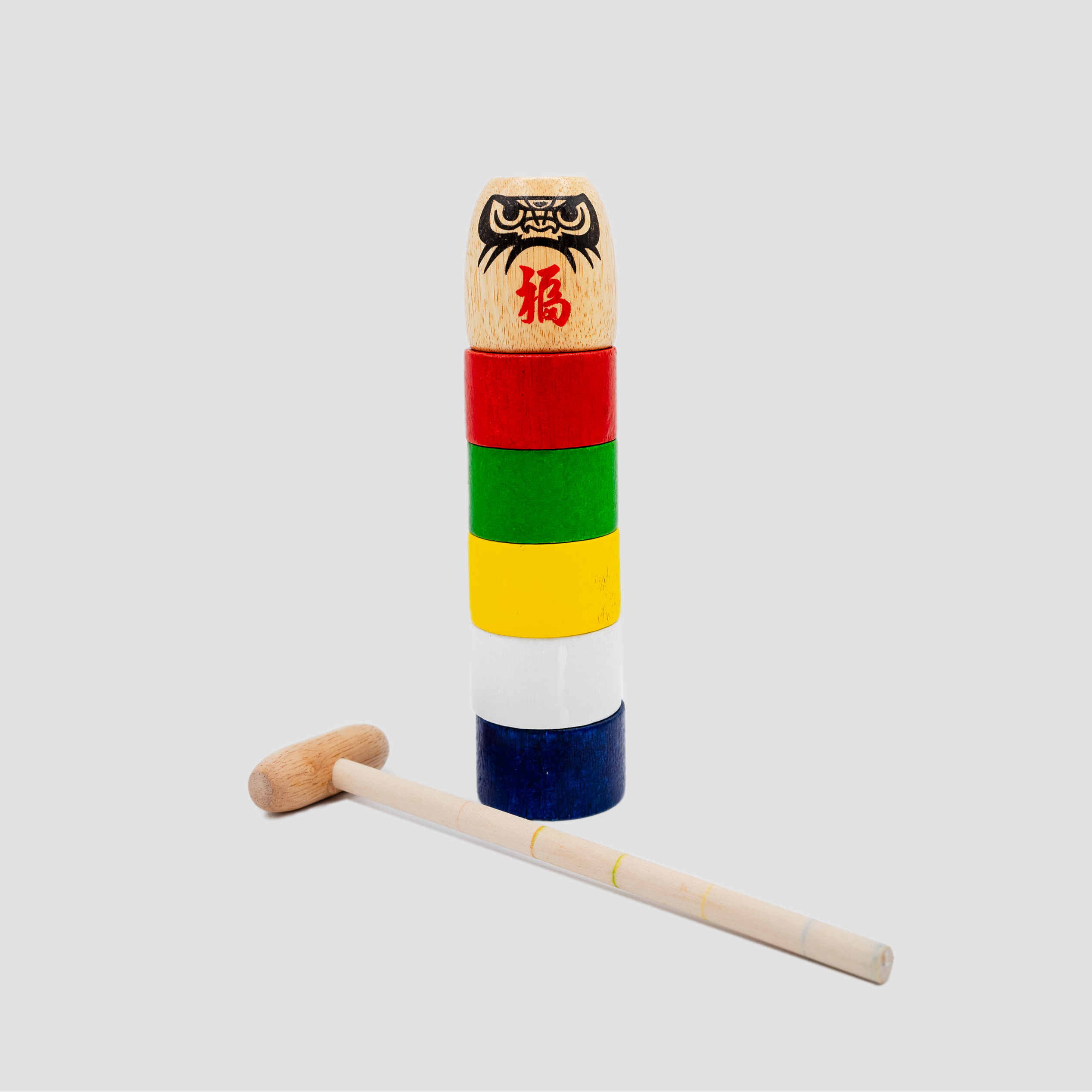 Wooden Japanese Daruma Otoshi