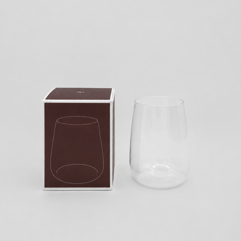 Stemless Red Wine Glass 12.5oz  | TG x Naoto Fukasawa